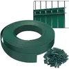 Image de Vounot Kit De Lamelles Occultantes Pvc Brise Vue 75m X 4.7cm Avec 150 Clips Vert