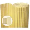 Image de Vounot Canisse Pvc Brise Vue Ultra Renforce Avec Attaches De Fixation 80x300cm Beige