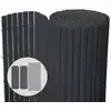 Image de Vounot Canisse Pvc Brise Vue Ultra Renforce Avec Attaches De Fixation 100x300cm Gris