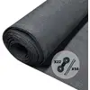 Image de Vounot Brise Vue Occultant En Hdpe 150g/m² 1x10m Avec Attaches De Fixation Anthracite