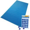 Image de VOUNOT® Bâche piscine 5x10m avec oeillets alu - Double couche - Polyéthylène 160g/m² - Couverture étanche bleu foncé