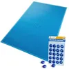 Image de VOUNOT® Bâche piscine 6x12m avec oeillets alu - Double couche - Polyéthylène 160g/m² - Couverture étanche bleu foncé