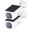 Image de ANRAN Caméra de Surveillance extérieure sans fil 3MP Wifi 2.4GhzCamera batterie avec panneau solaire
