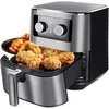 Image de UTEN Air Fryer 5.5L 1700WFriteuse à Air Chaud avec Minuterie et Température RéglablePaniers Antiadhésifs