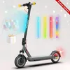 Image de Trottinette électrique Pliable 5TH WHEEL-10-Moteur Max 800W-Éclairage Ambiant-Autonomie45km-Clignotats-Double Suspension-V40PRO