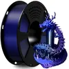 Image de Geeetech soie PLA Filament 1.75mm 1KG Imprimante 3D 3 Couleurs Bleu Violet+Noir