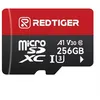 Image de Carte Micro SD haute vitesse REDTIGER 256 Go avec adaptateur microSDHC UHS-I Classe 10 U1 V10 A1 prise en charge des caméras