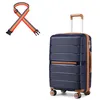 Image de British Traveller Valise Grande Taille 76x50x31cm Valise de Voyage à roulettes et Serrure TSA Valises Bagages à main- 92L Marine
