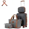 Image de Set de bagages cabine - KONO - Set 4 pièces - Coque rigide ABS - Serrure TSA - 4 roulettes 360°