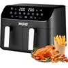 Image de Friteuse à Air - YASHE - 2 Compartiments - 9L - Écran Tactile LED - 8 Programmes de Cuisson