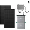 Image de Zendure SolarFlow 800 - Micro-onduleur Hybride Intelligent 1200W MPPT Panneau Solaire Bi-Facial 1170W 2 Batteries AB2000X