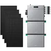 Image de Zendure SolarFlow 2400 Pro - Batterie Solaire 2400W 24-168kWh avec 2xAB3000L (5.76 kWh) avec 450Wx4 Panneau Bifacial