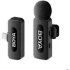 Image de Micro cravate sans fil - BOYA - BY-V1 (V2.0) - Portée 100m - Connecteur Lightning - Omnidirectionnel