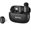 Image de Boya Mini 2-01 Microphone sans fil à pince USB-C et Lightning noir