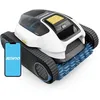 Image de Spino E1 Robot Piscine Sans Fil Nettoyage du Fond Parois et Ligne dEau 210 Min & 150m² dAutonomie App Trajet SmartArc
