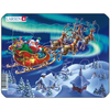 Image de Larsen Puzzle Père Noël Aurore Boréale - 6 Pièces Enfant