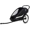 Image de Remorque vélo Hamax Breeze One - navy / crème - pour adulte - garantie 2 ans