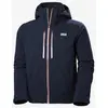 Image de Veste Helly Hansen Alpha LifaLoft RECCO bleu marine rouge - L