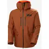 Image de Veste à capuche Helly Hansen Garibaldi 2.0 RECCO marron orangé - XXL