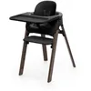 Image de STOKKE - Chaise haute Steps Black/Warm Brown