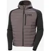 Image de Veste à capuche Helly Hansen Arctic Ocean Hybrid Insulator gris marron noir - S