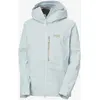 Image de Veste à capuche Helly Hansen Verglas Backcountry Shell Ski Free bleu pastel clair femme - M