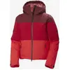 Image de Veste à capuche Helly Hansen Nora Short Puffy Ski Free rouge clair rouge foncé femme - M