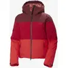 Image de Veste à capuche Helly Hansen Nora Short Puffy Ski Free rouge clair rouge foncé femme - XL