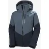 Image de Veste à capuche Helly Hansen Alphelia RECCO Ski Free bleu acier bleu nuit femme - M