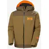 Image de Veste à capuche Helly Hansen Powdreamer 2.0 PrimaLoft Ski Free marron verdâtre orange - XL