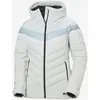 Image de Veste à capuche Helly Hansen Imperial Puffy Ski Free blanc bleu pastel femme - M