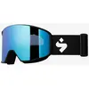 Image de Masque Sweet Protection Boondock noir avec lentille RIG Reflect Aquamarine