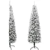 Image de Demi sapin de Noël - MOTHINESSTO - LY4744 - 150 cm - Neige floquée - Intérieur