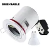 Image de Support Spot BBC Orientable Blanc + Ampoule GU10 7W Blanc Neutre + Douille
