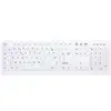 Image de Contour Design Active Key Ak-c8100f-uvs-w/fr Clavier Médical Usb Azerty Français Blanc