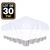 Image de Ampoule LED E27 - EUROPALAMP - 7W - 3000K Blanc Chaud - Lot de 30 - Haute Luminosité