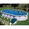 Image de Kit piscine acier blanc Gré Atlantis ovale 1020 x 575 x 132 m + Bâche hiver