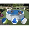 Image de Kit piscine acier blanc Gré Fidji ronde 320 x 122 m + Bâche hiver + Bâche à bulles + Tapis de sol