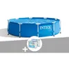 Image de Kit piscine tubulaire Intex Metal Frame ronde 305 x 076 m + 6 cartouches de filtration