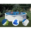 Image de Kit piscine acier blanc Gré Fidji ronde 480 x 122 m + Bâche hiver + Bâche à bulles + Tapis de sol