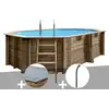 Image de Kit Piscine Bois Gré Grenade 2 4,36 X 3,36 X 1,17 M