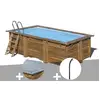 Image de Kit Piscine Bois Gré Marbella 2 4,20 X 2,70 X 1,17 M