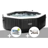 Image de Kit Spa Gonflable Intex Purespa Carbone Octogonal Bulles Et Jets 6 Places