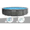 Image de Kit piscine tubulaire Intex Baltik ronde 549 x 122 m + 6 cartouches de filtration + Kit dentretien