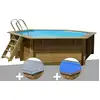 Image de Kit Piscine Bois Gré Vanille 2 Ø 4,00 X 1,19 M