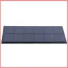 Image de 1W 3V Panneau solaire portable Chargeur de bricolage en silicium cristallin extérieur taille compacte légère économie dénergie