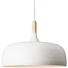 Image de NORTHERN LIGHTING lampe à suspension ACORN (Blanc - Aluminium et chêne)