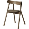 Image de NORTHERN LIGHTING chaise avec accoudoirs OAKI (Fumé - chêne)