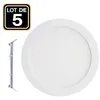 Image de Spot Encastrable LED - EUROPALAMP - 12W - Blanc Froid 6000K - Aluminium - IP20