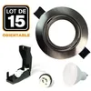 Image de Spot encastrable LED - EUROPALAMP - GU10 - 5W - Alu brossé - Blanc Neutre 4000K